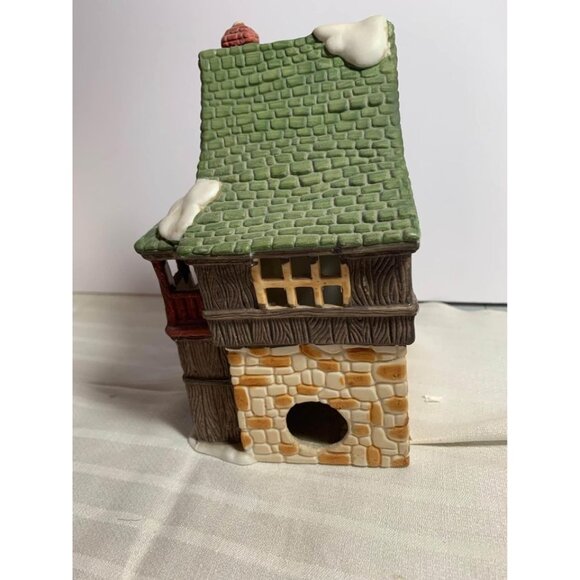 Department 56 Shops Of Dickens Village "Smithy" Handcrafted Porcelain House - Picture 4 of 6